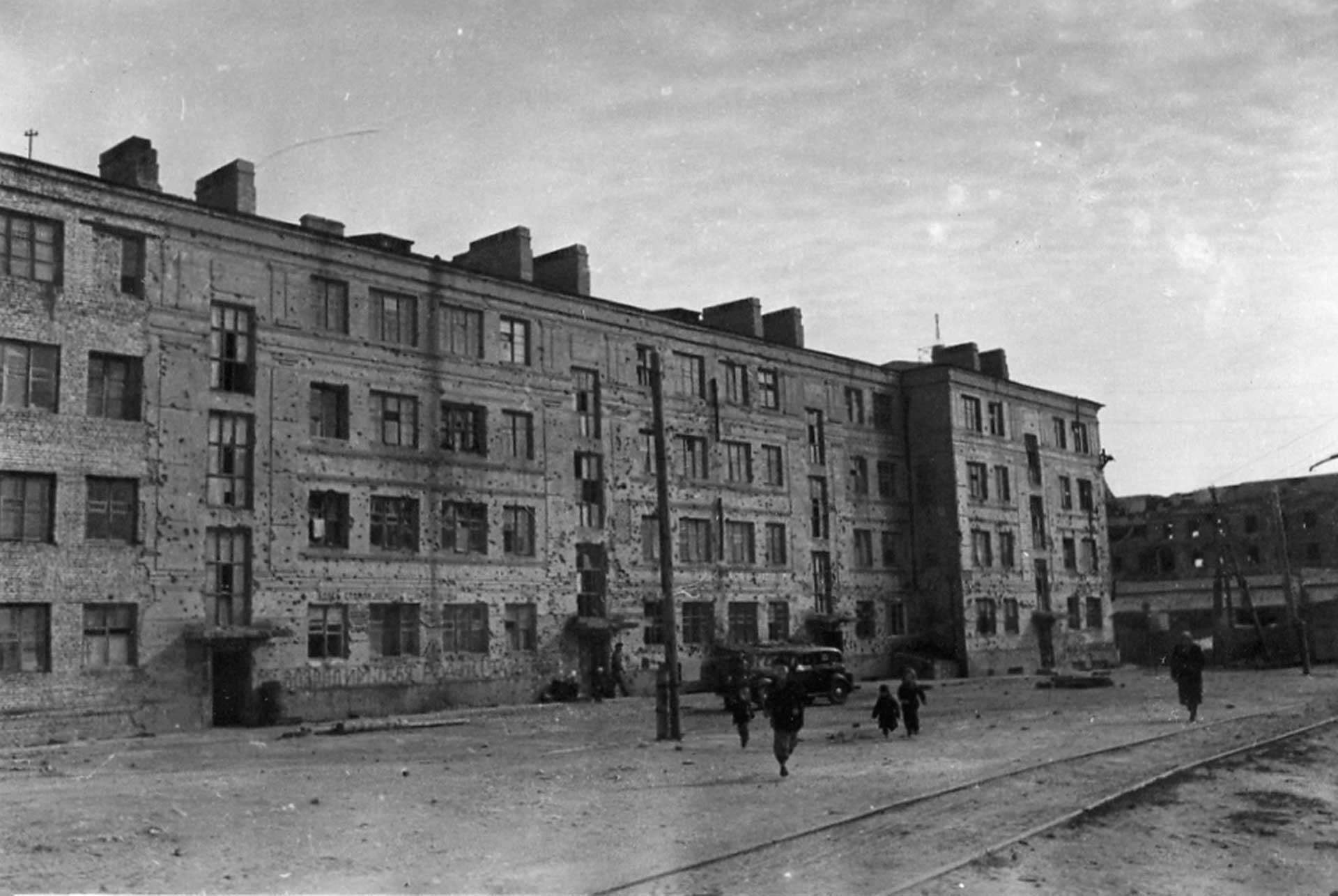 Дом Павлова. Сталинград 1942 г.