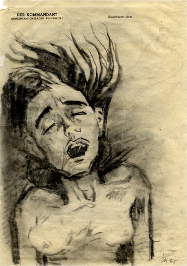 З.Ш. Толкачев, «Мама». Из цикла «Освенцим», 1945 г.