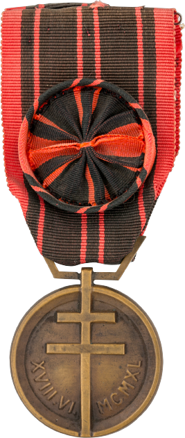 Медаль Сопротивления  Б. Рамье, члена компартии Франции.